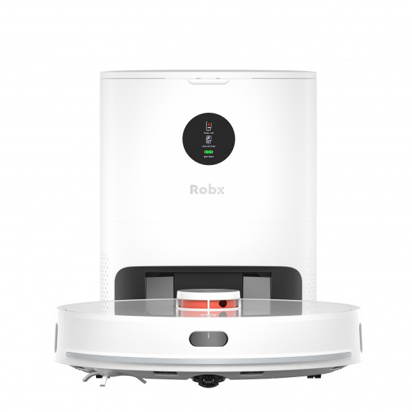 Robx R7 Uv Sterilizasyon Akılı Çöp Boşaltma Üniteli Vacuum & Mop Robot Süpürge (Robx Türkiye Garantili) - 2
