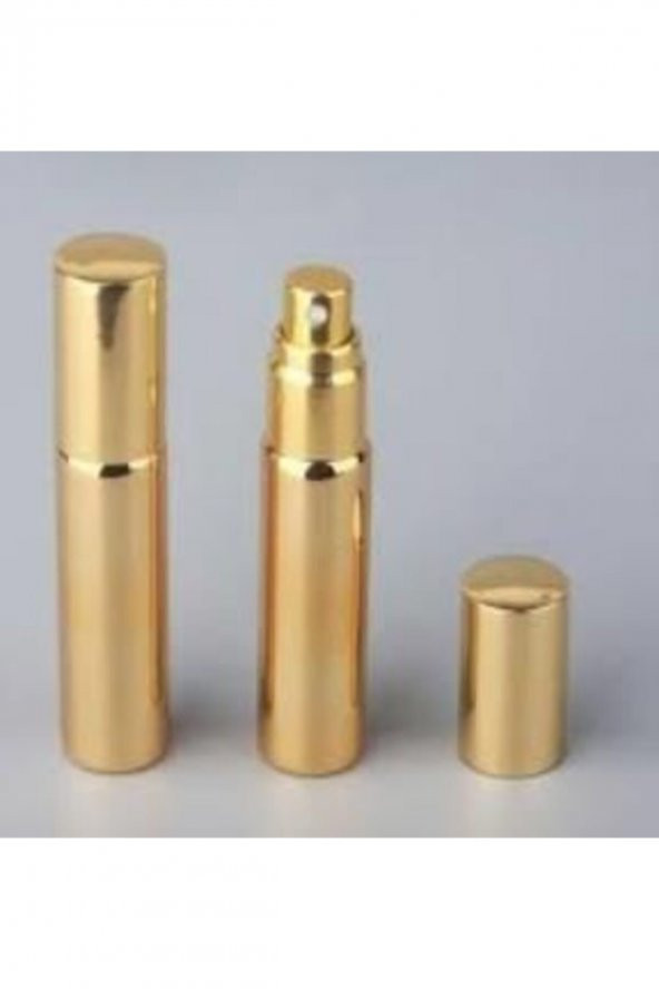 Cep Parfüm Ve Kolonya Şişesi Doldurulabilir Boş Şişe Gold Renk 10 ml Sprey Parfüm Şişesi - 3