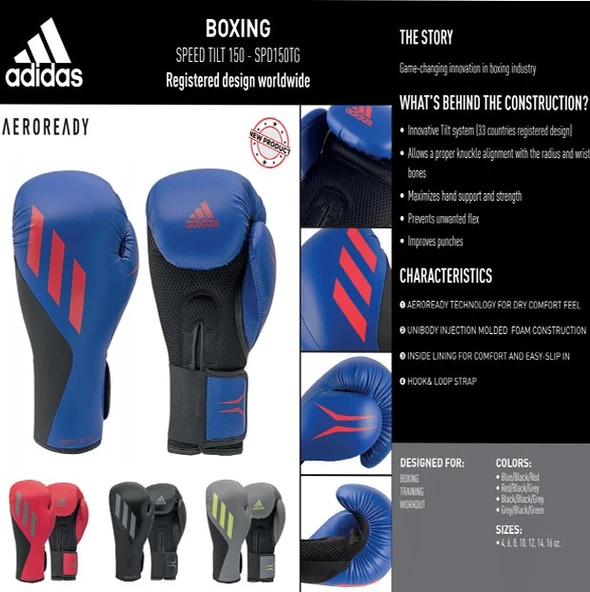 Adidas SPD150TG Speed Tilt150 Profesyonel Boks Eldiveni - 5