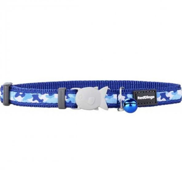 Red Dingo Kamuflaj Lacivert Kedi Boyun Tasmasi 12 Mm - 5