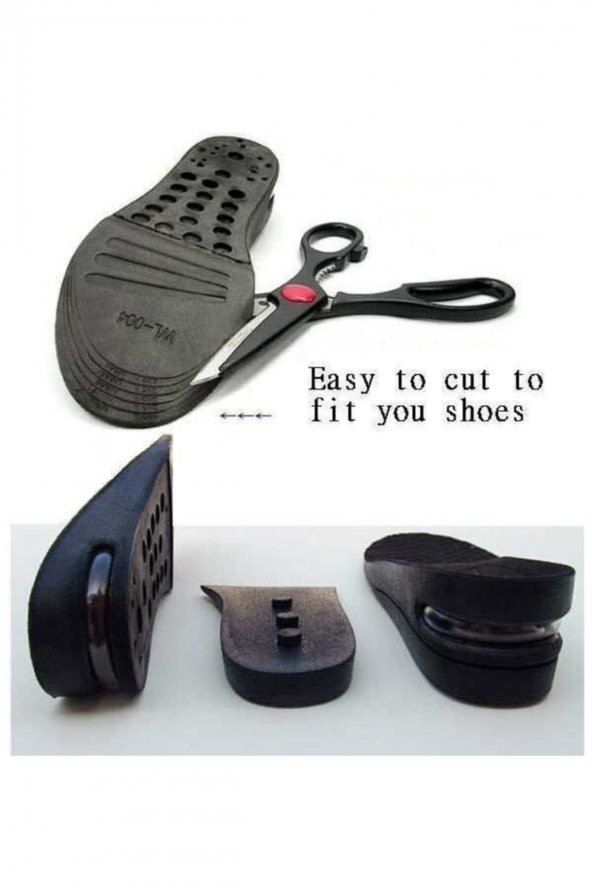 7 Cm Hava Yastıklı Boy Uzatıcı Tabanlık Boy Uzatan Topuk Yükseltici - 5