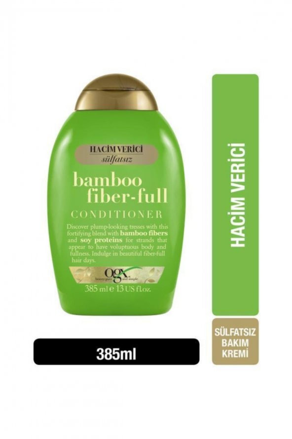 OGX Hacim  Bamboo Fibers Sülfatsız Bakım Kremi 385