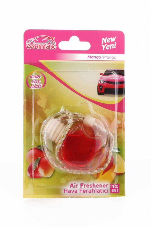 3Lü Oto Koku 12 Ml Cam Şişe Mango - 3