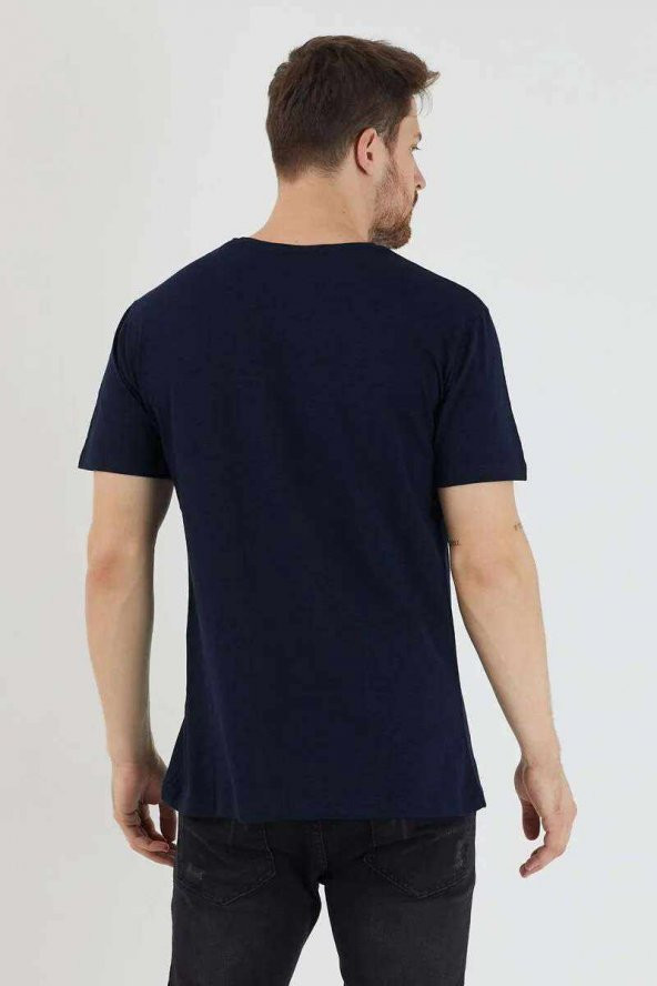 Slazenger Sander Erkek T-Shirt Lacivert - 4