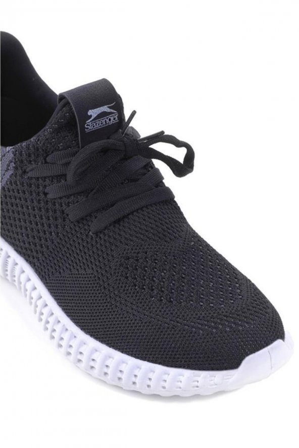 Slazenger Atomic Sneaker Erkek Ayakkabı Siyah Füme - 5