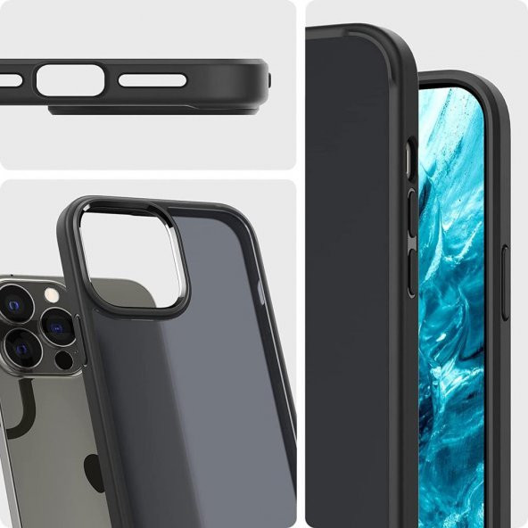 Spigen Apple iPhone 13 Pro Max Kılıf Ultra Matte Fro - 2