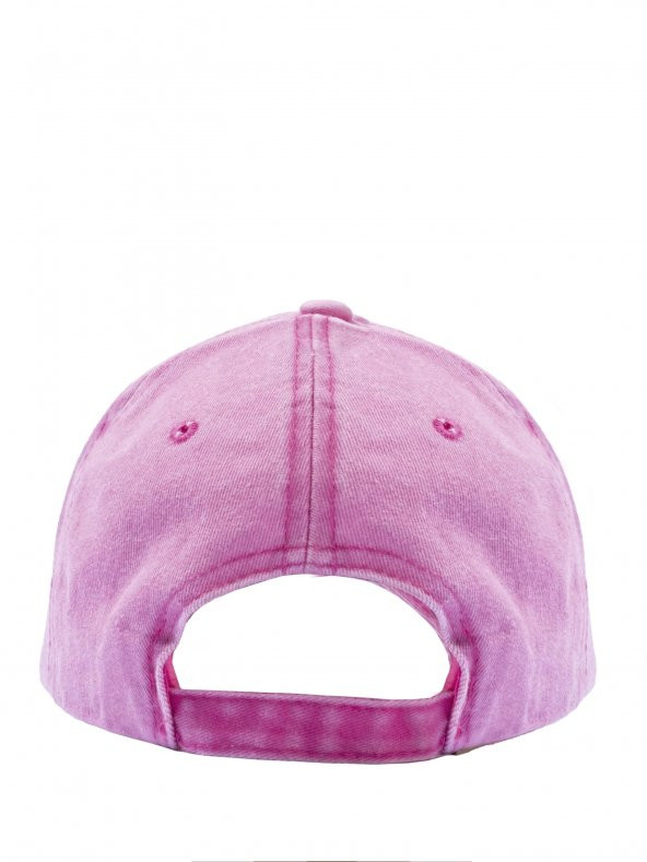 Perlotus Jeep Metal Logolu Pembe Eskitme Beyzbol Şapka - 2