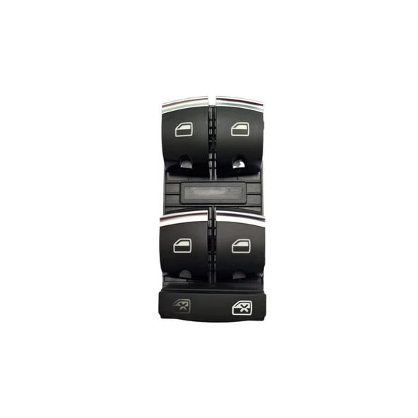 Audi A3 Sportback 2004-2008 Sol Ön Dörtlü Cam Düğmesi Krom 4F0959851H - 3