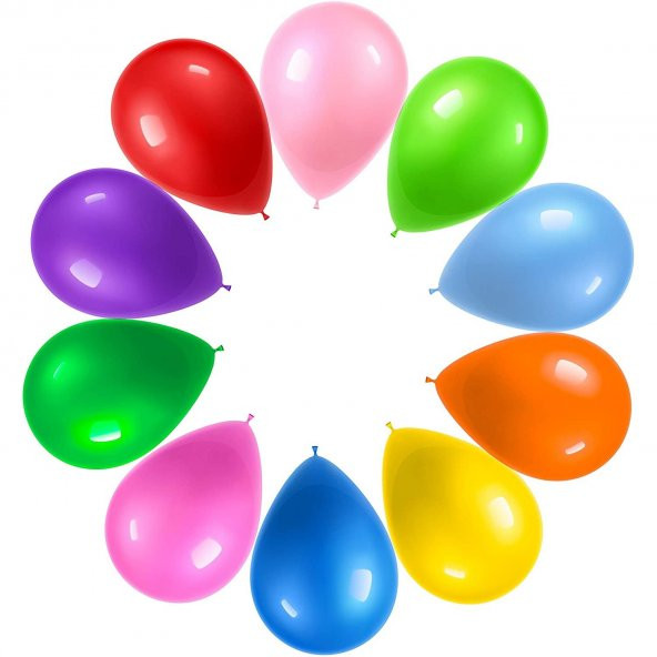 Gen-Of Karışık Renkli Balon 10 lu Paket