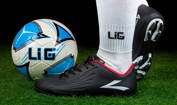 LİG FALCON MATCH SİYAH ERKEK KRAMPON - 3