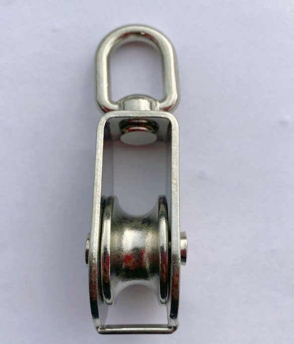 PASLANMAZ KROM TEKLİ MAKARA 20mm - 2
