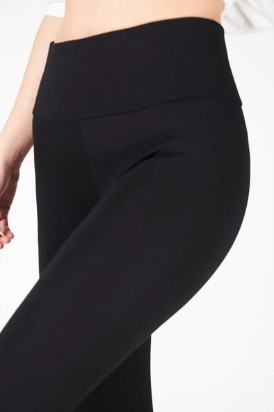 GOLDOREMİ 154 Çelikli Yüksek Bel Tayt Bel Kısmı Takviyeli - 4