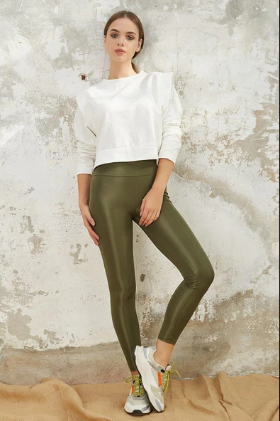 GOLDOREMİ 014 Kadın Likralı Toparlayıcı Disko Tayt