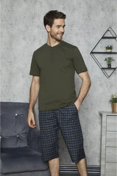 Kly 7521 Erkek Kapri Pijama Takım - 2