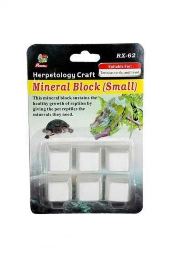 Percell Kaplumbağa (Sürüngen) Mineral Tableti Small (1 Paket-6lı)