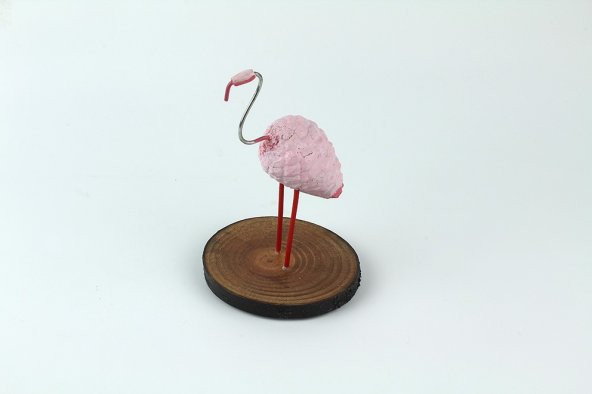 Dekoratif Kozalak Flamingo