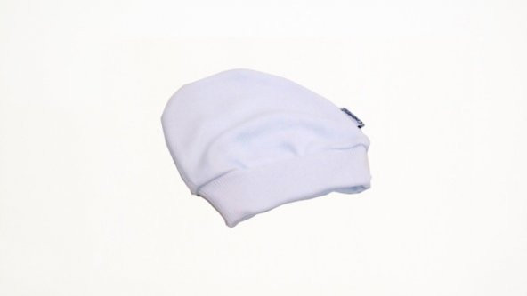 Sema Bebe Yenidoğan Bebek Şapka - Beyaz