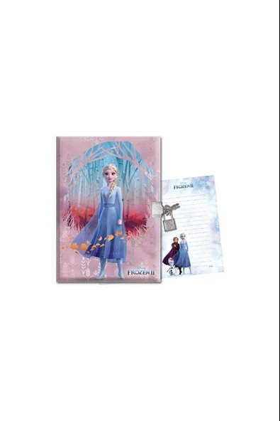 Keskin Color Hatıra Defteri Kilitli Frozen II 104 Yaprak 14x20 Cm