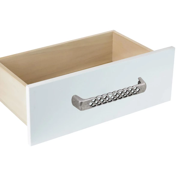 Karatay Eskitme Antik Gümüş Metal (128 mm-12.8 cm) Mobilya Mutfak Çekmece Dolap Kulpu Kulbu Kulpları - 2