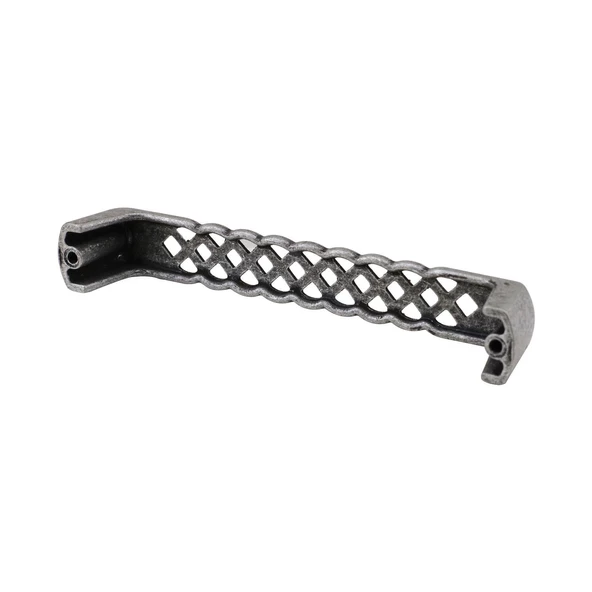 Karatay Eskitme Antik Gümüş Metal (128 mm-12.8 cm) Mobilya Mutfak Çekmece Dolap Kulpu Kulbu Kulpları - 3