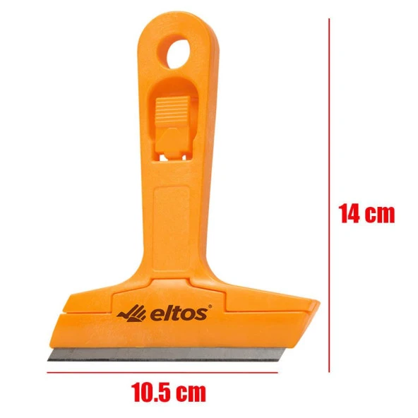 Eltos Cam Kazıma Bıçağı Yedek Jiletli Saplı 14.5 cm CKS002 - 2