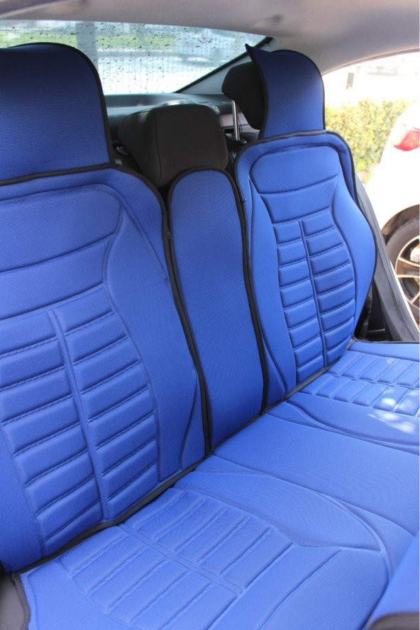 Kia Sorento 1 Yeni MAVİ  Oto Koltuk Minderi Ortopedik 5Li Set FİVE STAR - 2