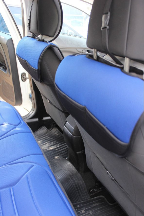 Kia Sorento 1 Yeni MAVİ  Oto Koltuk Minderi Ortopedik 5Li Set FİVE STAR - 3