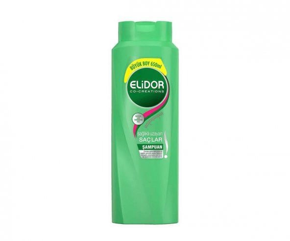 Elidor Superblend Saç Bakım Şampuanı Sağlıklı Uzayan Saçlar Biotin Argan Yağı Arginine 650 ML