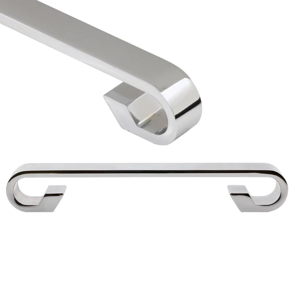 Piyano Mobilya Mutfak Dolap Dolabı Kapak Çekmece Kulpu Kulbu Krom Metal Kulpları (128 MM-12.8 CM)