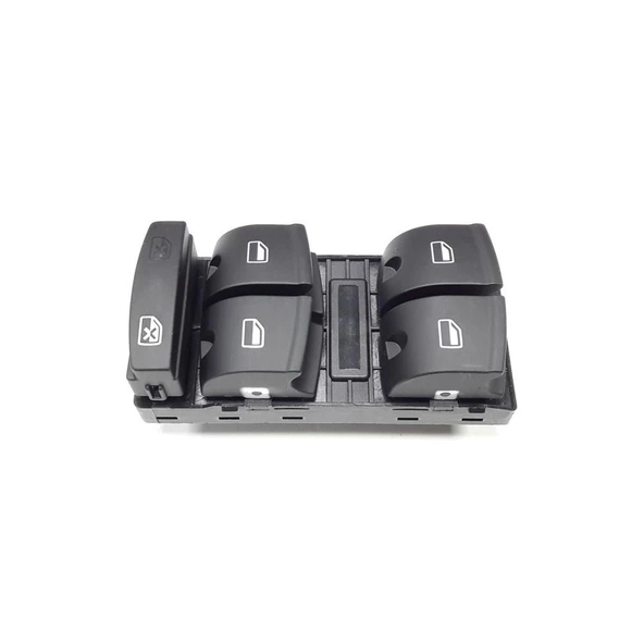 Audi Q7 2007-2009 Sol Ön Kapı Dörtlü Cam Açma Düğmesi 4F0959851F - Resim 3