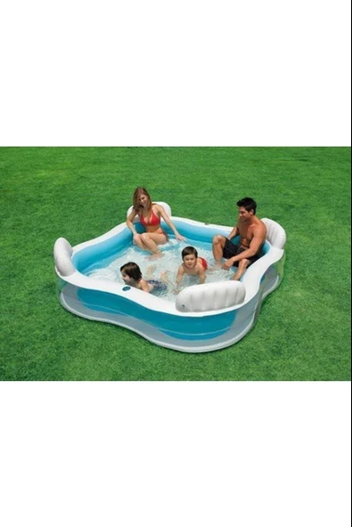 Intex 56475 Şeffaf Koltuklu Aile Boyu 2 Bölme Havuz