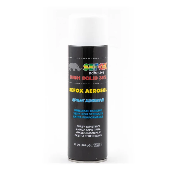 AKUSTİK SÜNGER 30 MM ( EN : 1 MT BOY : 1 MT) + SEFOX  SPREY YAPIŞTIRICI 340 GR (1 ADET) - 3