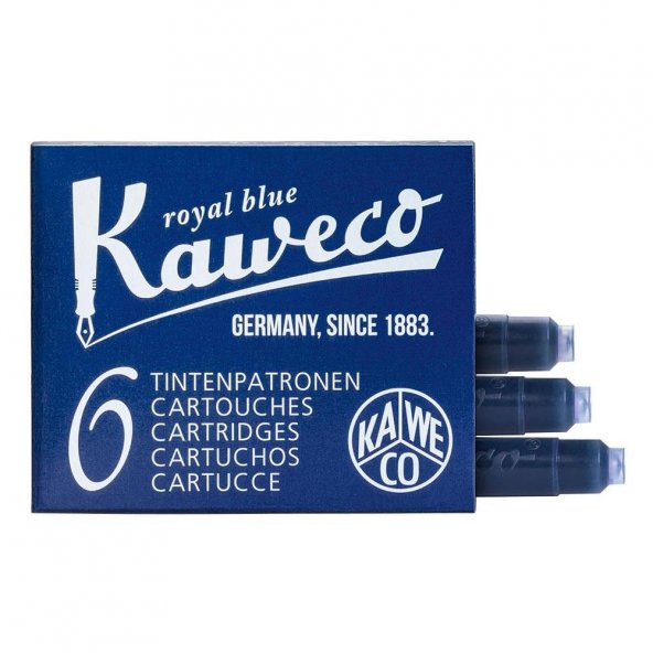 KAWECO DOLMAKALEM KARTUSU MAVI 6LI KISA