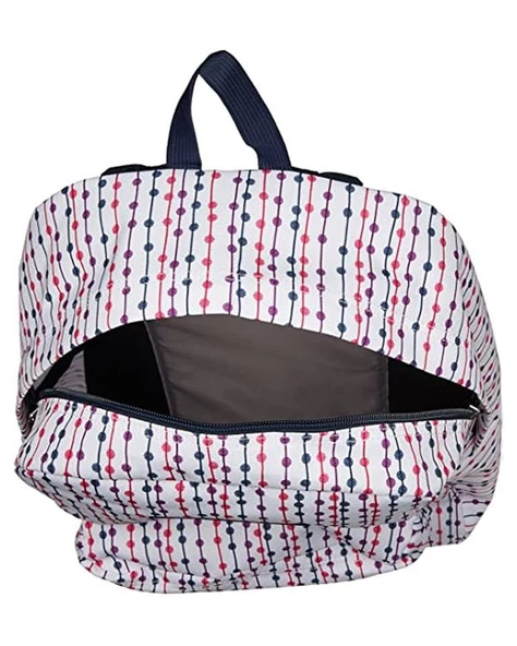 Jansport Superbreak Renkli Noktalı Sırt Çantası Beyaz - 3