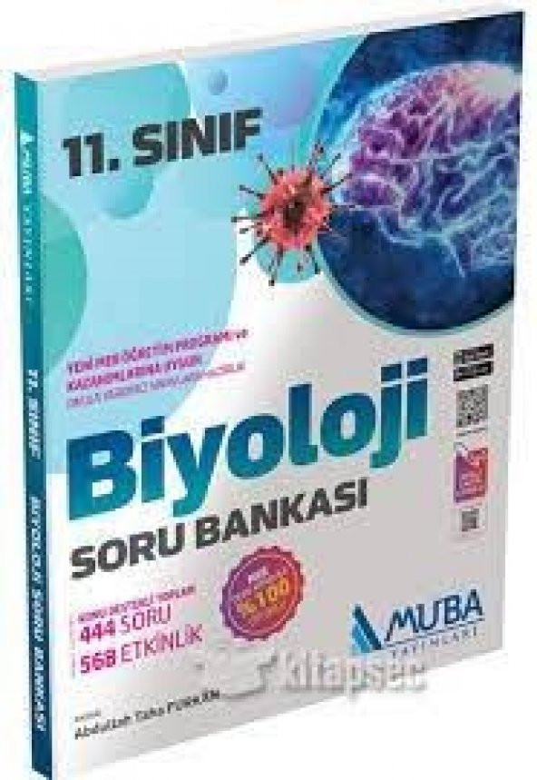 11. Sınıf Biyoloji Soru Bankası Muba Yayınları