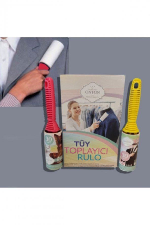 6 Adet Premium Quality Kedi Köpek Tüy Toplayıcı 60 Yaprak Rulo - 2