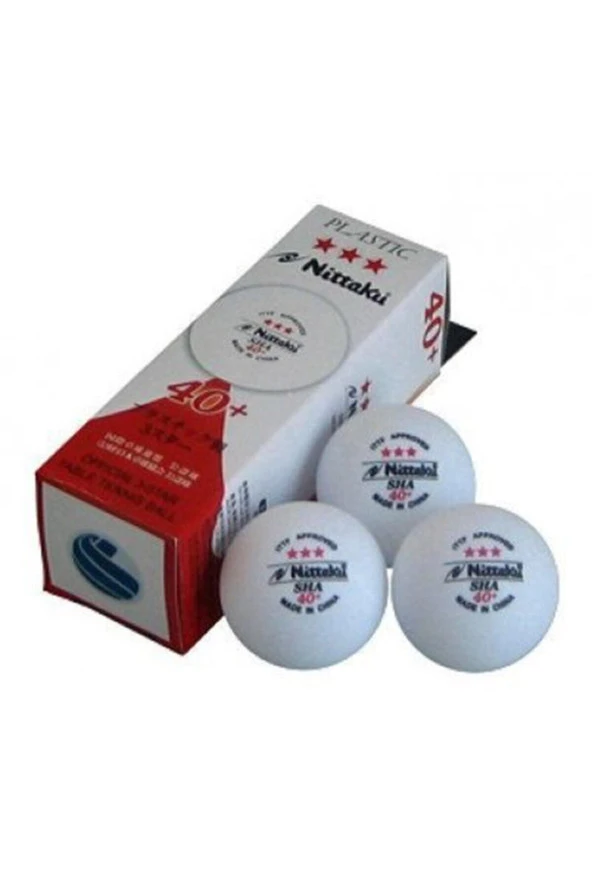 Nittaku Nb1400 3 Star 40+ ITTF&JTTA Onaylı Profesyonel Masa Tenisi Topu - 2