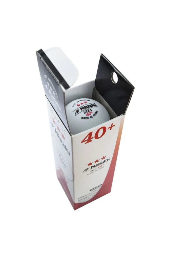 Nittaku Nb1400 3 Star 40+ ITTF&JTTA Onaylı Profesyonel Masa Tenisi Topu - 4