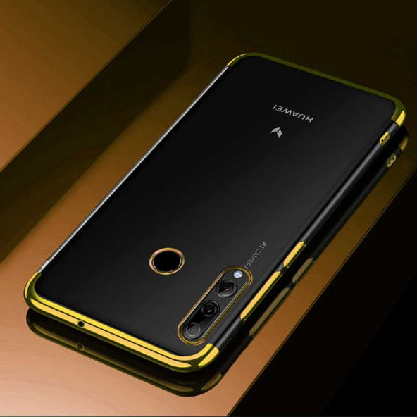 Huawei Y9 Prime 2019 / Honor 9X uyumlu Kılıf Zore Dört Köşeli Lazer Silikon Kapak