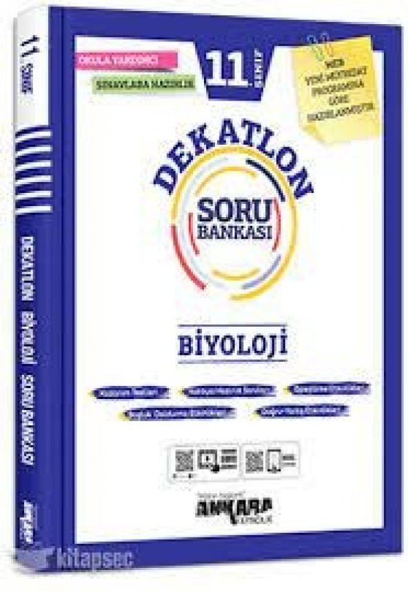 11. Sınıf Biyoloji Dekatlon Soru Bankası Ankara Yayıncılık
