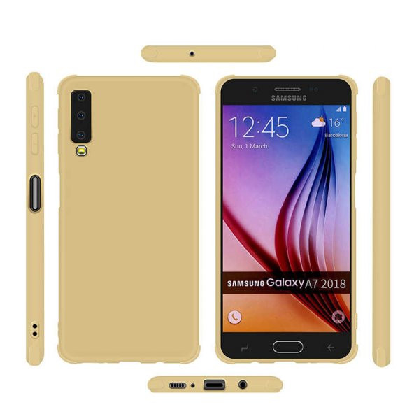 Samsung Galaxy A7 2018 uyumlu Kılıf Zore Neva Silikon - 1