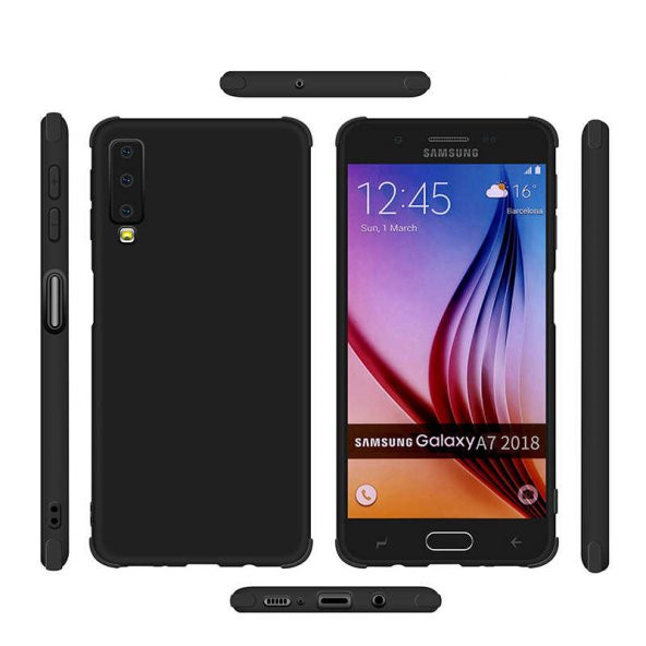 Samsung Galaxy A7 2018 uyumlu Kılıf Zore Neva Silikon - 7