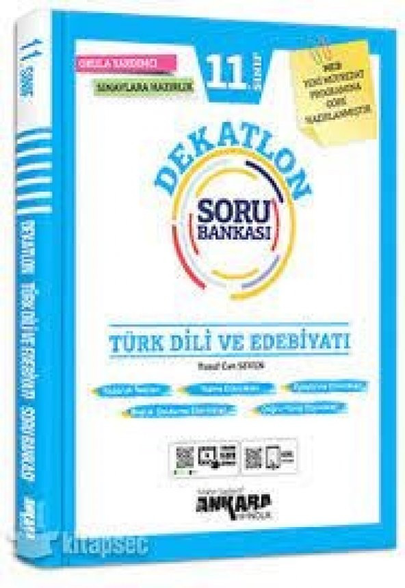 11. Sınıf Türk Dili ve Edebiyatı Dekatlon Soru Bankası Ankara Yayıncılık