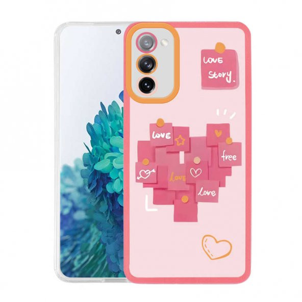 Samsung Galaxy S20 FE uyumlu Kılıf Zore M-Fit Desenli Kapak - 6