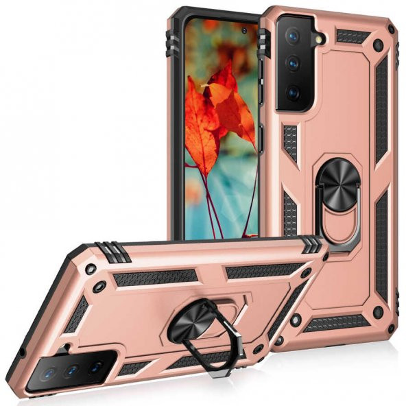 Samsung Galaxy S21 FE uyumlu Kılıf Zore Vega Kapak - 5