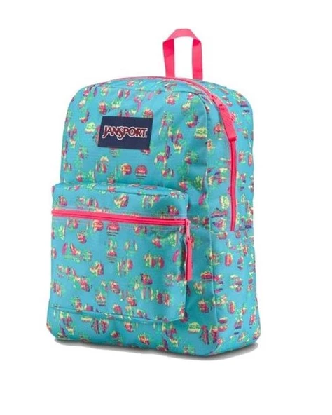 Jansport Exposed Mirage Dots Sırt Çantası Turkuaz 3027 - 2
