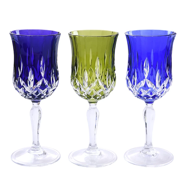 Decorium Kırmızı Şarap Kadehi 6 Prc Crıstallıne M03605 - 2