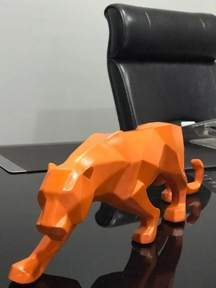 Dekoratif kübik leopar biblo - 4