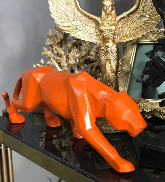 Dekoratif kübik leopar biblo - 3