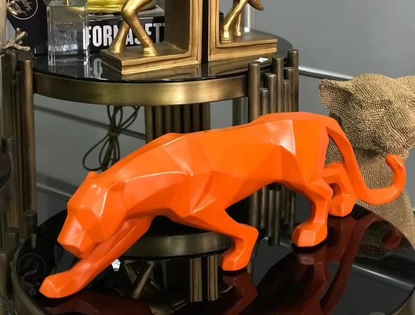 Dekoratif kübik leopar biblo - 2